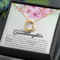 Brave Granddaughter - Forever Love Necklace